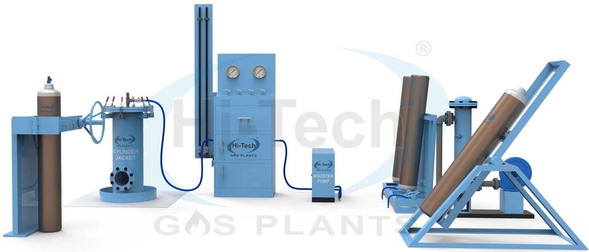 Hydraulic cylinder testing station